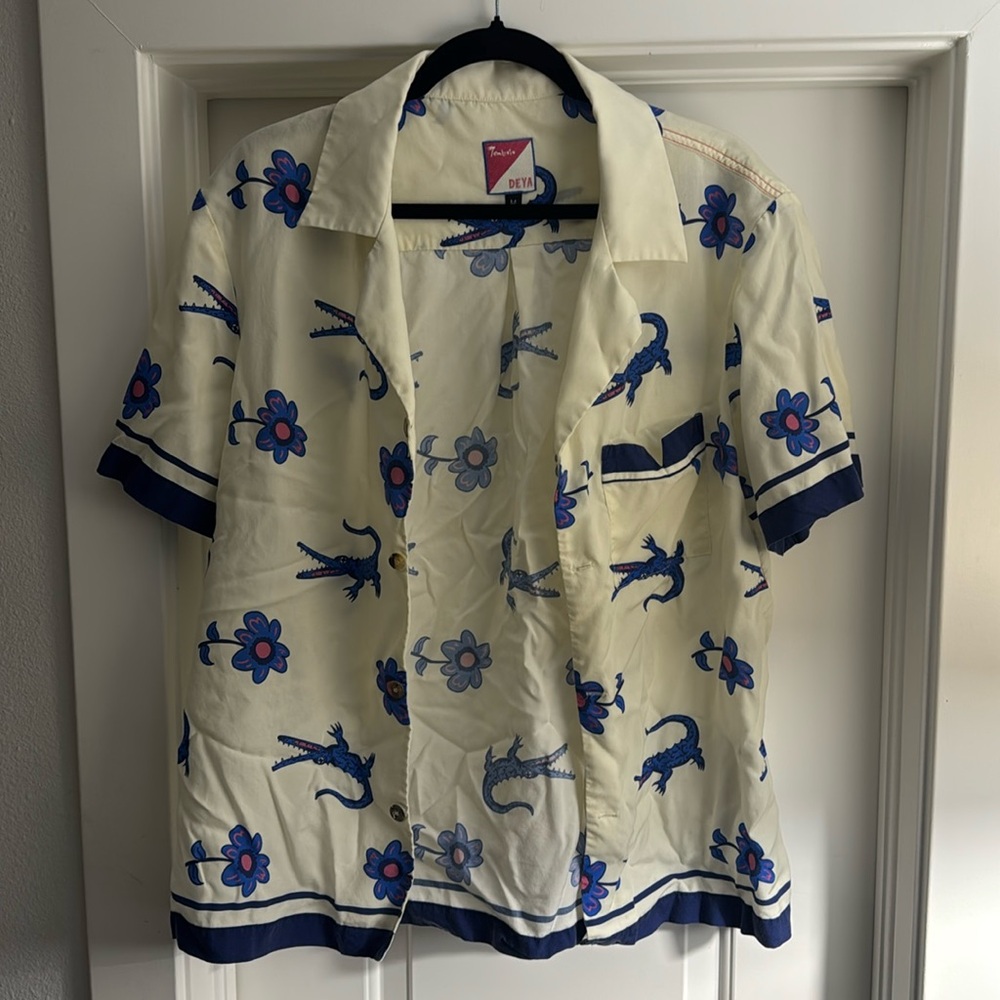 Tombolo alligator button down